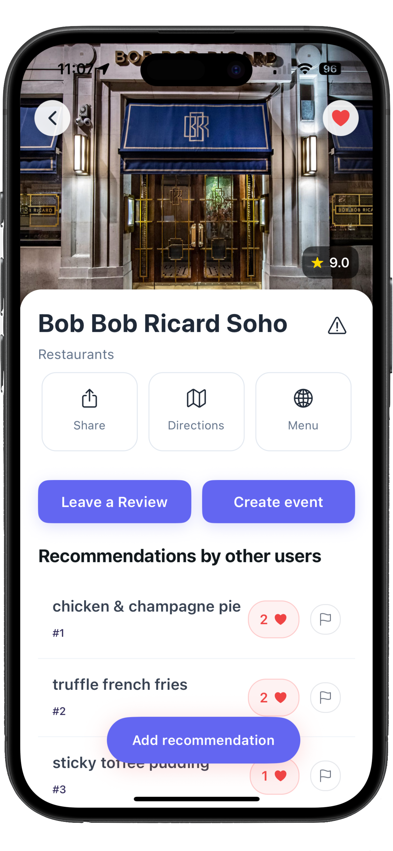 WDYR App Screenshot